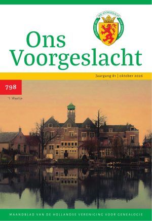 Ons Voorgeslacht, oktober 2026