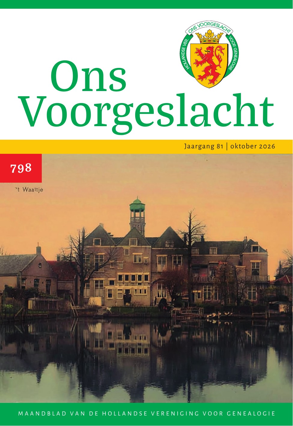 Ons Voorgeslacht, oktober 2026